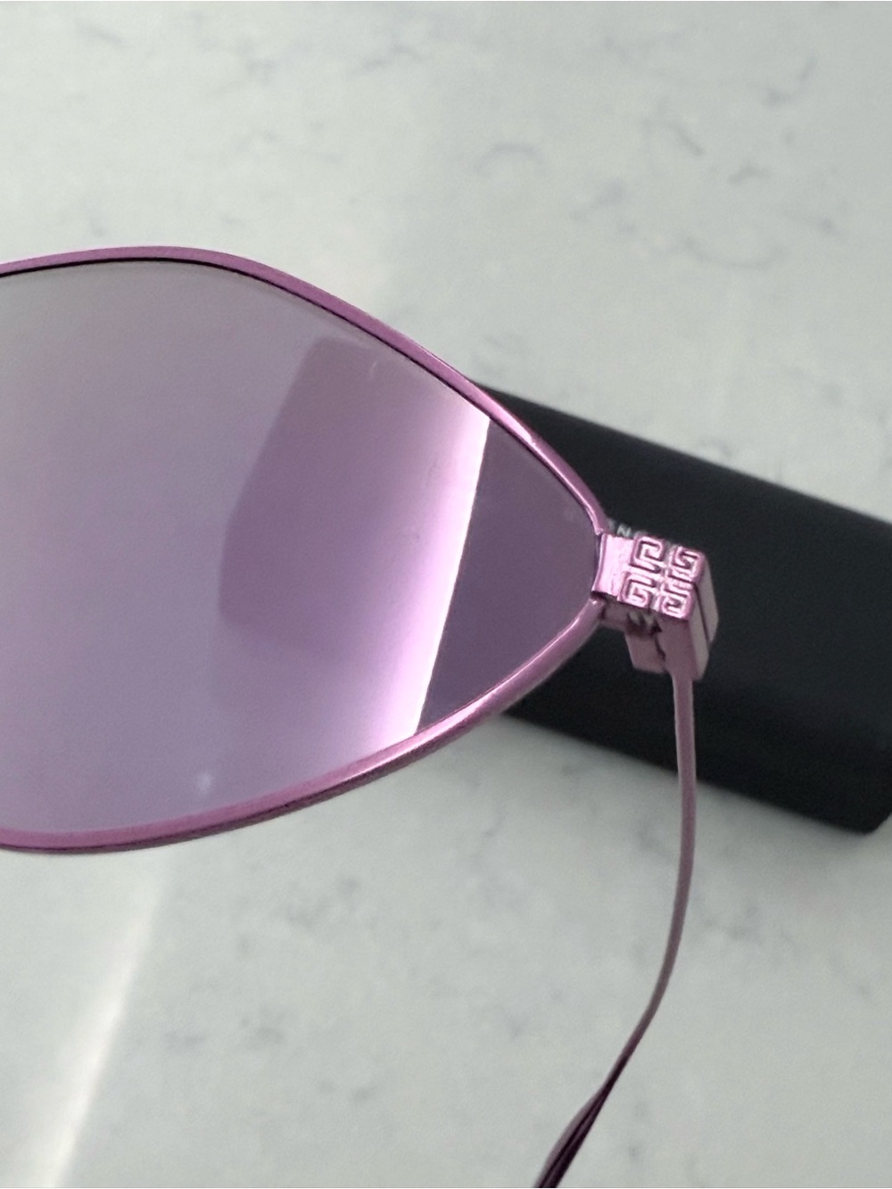 Givenchy GV Speed Pink Lilac Geometric Sunglasses - Picture 3 of 9